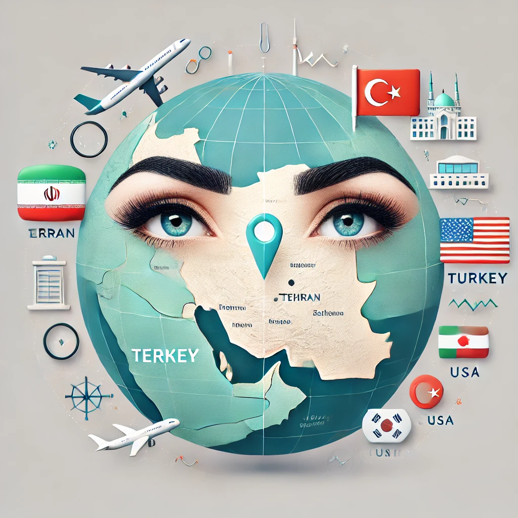 کاشت ابرو در ایران یا خارج